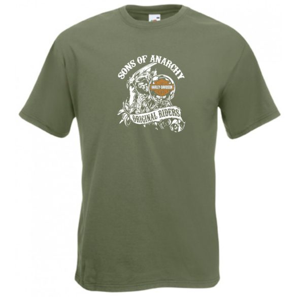 SOA Kemény motorosok fan Harley férfi rövid ujjú póló