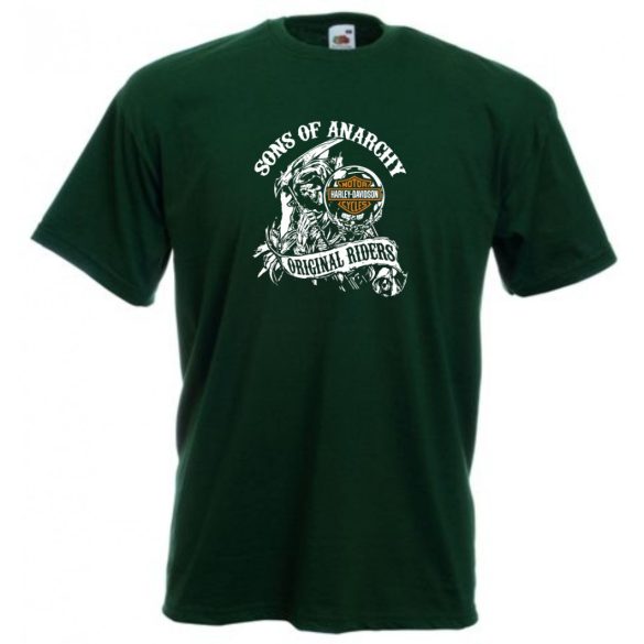SOA Kemény motorosok fan Harley férfi rövid ujjú póló