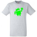 Humor - Android vs Apple férfi rövid ujjú póló