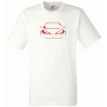 Autó  fan Alfa Romeo Kontur férfi rövid ujjú póló