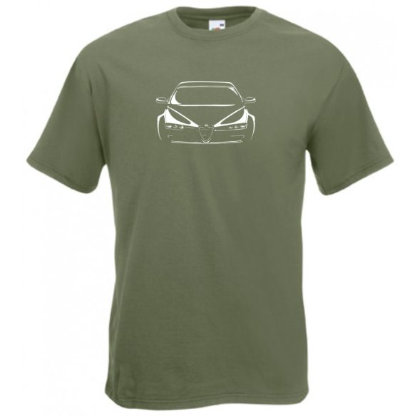 Autó  fan Alfa Romeo Kontur férfi rövid ujjú póló
