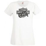 Motor fan Harley Davidson stencil női rövid ujjú póló