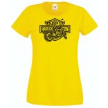 Motor fan Harley Davidson stencil női rövid ujjú póló