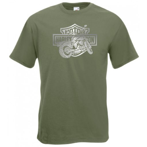Motor fan Harley férfi rövid ujjú póló