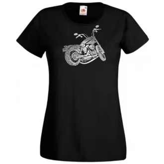 Motor fan Harley Davidson minima női rövid ujjú póló