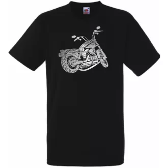 Motor fan Harley férfi rövid ujjú póló