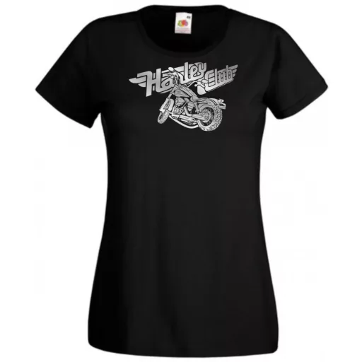 Motor fan Harley Davidson Club női rövid ujjú póló