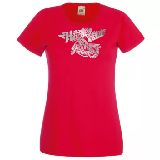 Motor fan Harley Davidson Club női rövid ujjú póló