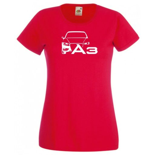 Autó fan A3 minima női rövid ujjú póló