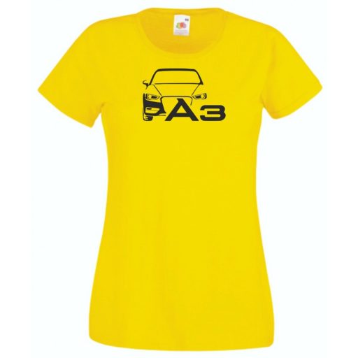 Autó fan A3 minima női rövid ujjú póló