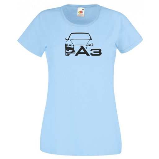 Autó fan A3 minima női rövid ujjú póló