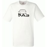 Autó fan Audi A3 minima férfi rövid ujjú póló