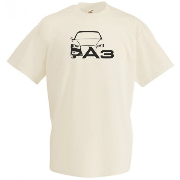 Autó fan Audi A3 minima férfi rövid ujjú póló