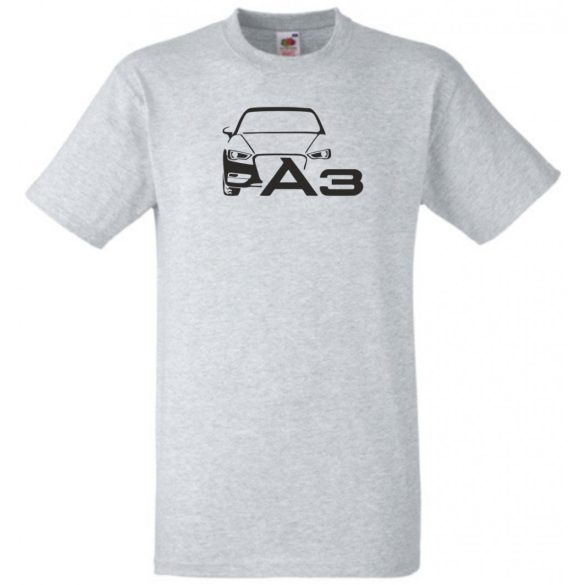 Autó fan Audi A3 minima férfi rövid ujjú póló