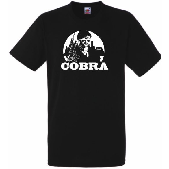 Retro Cobra férfi rövid ujjú póló