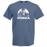 Retro Cobra férfi rövid ujjú póló