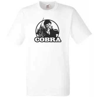 Retro Cobra férfi rövid ujjú póló