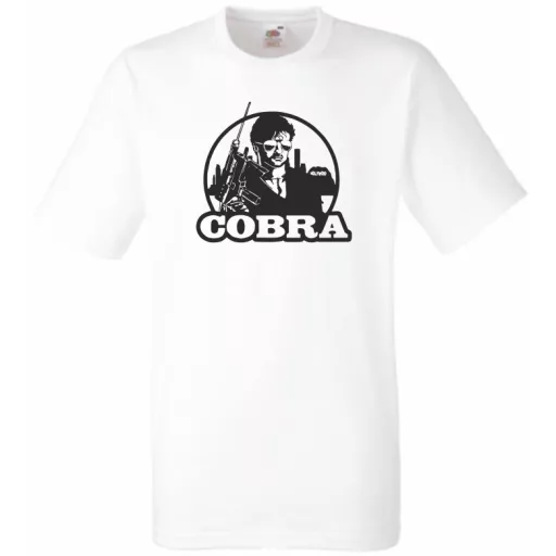 Retro Cobra férfi rövid ujjú póló