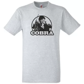 Retro Cobra férfi rövid ujjú póló