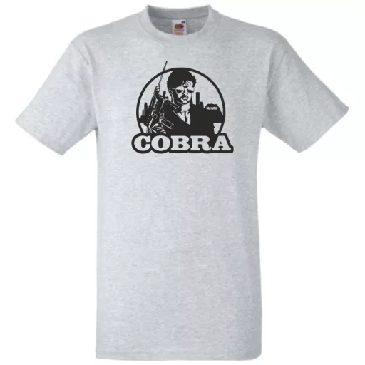 Retro Cobra férfi rövid ujjú póló
