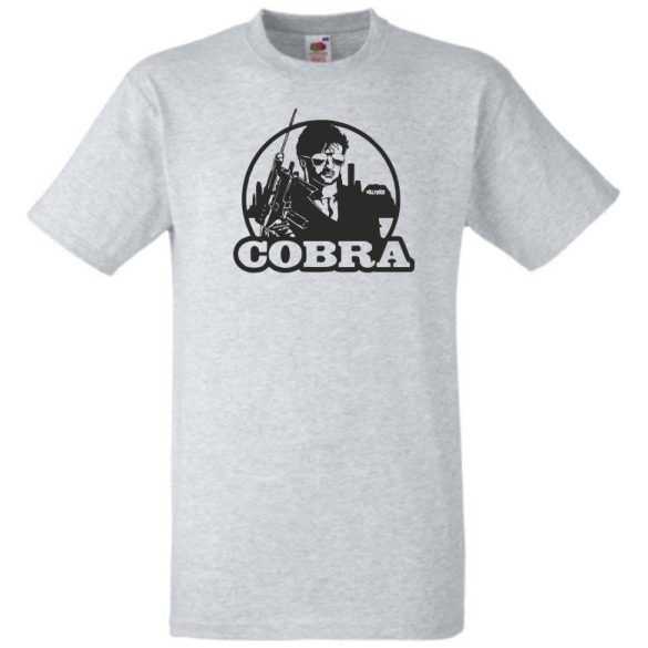 Retro Cobra férfi rövid ujjú póló