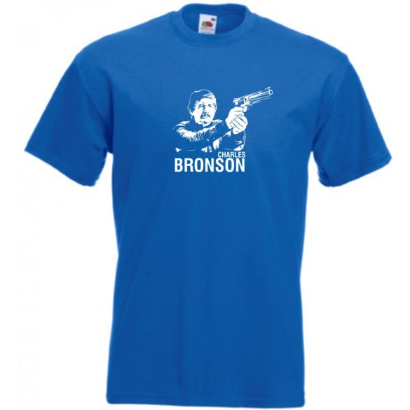 Retro Charles Bronson férfi rövid ujjú póló