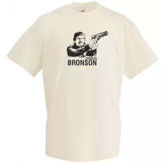 Retro Charles Bronson férfi rövid ujjú póló