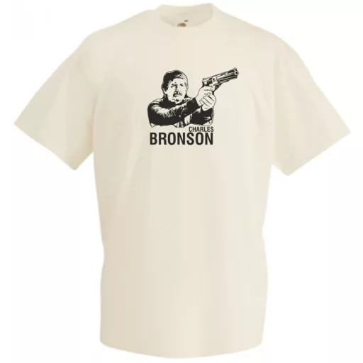 Retro Charles Bronson férfi rövid ujjú póló