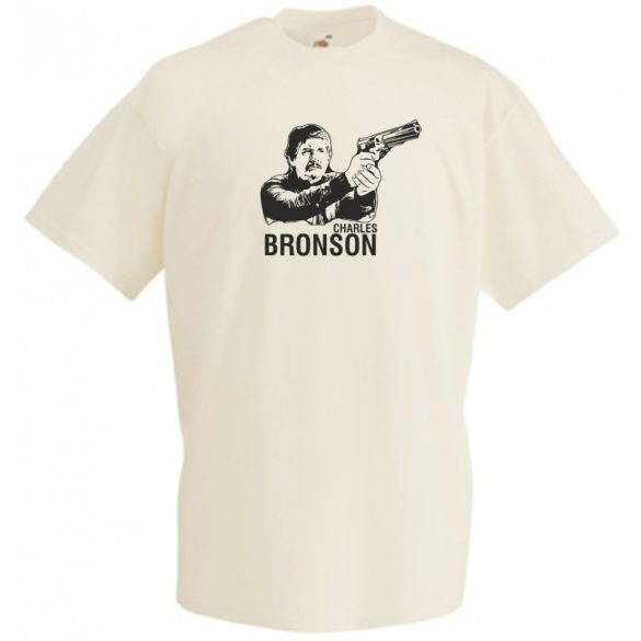 Retro Charles Bronson férfi rövid ujjú póló