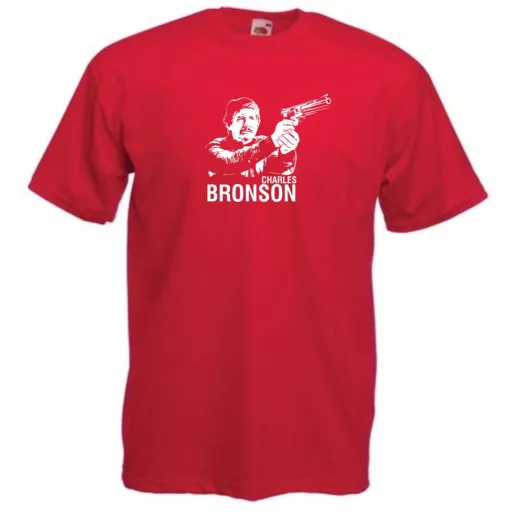 Retro Charles Bronson férfi rövid ujjú póló