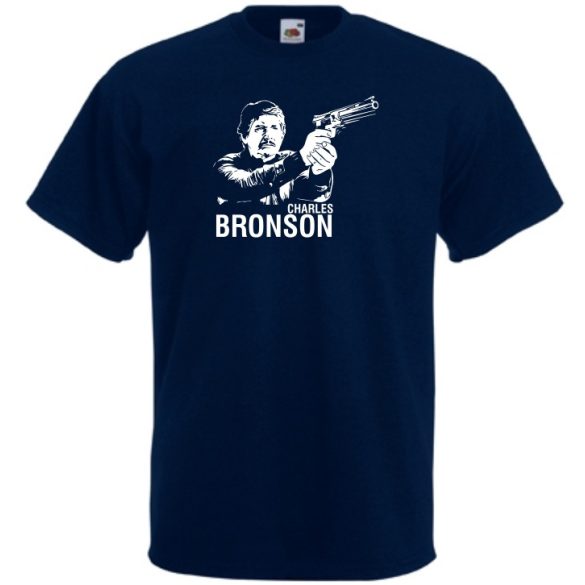 Retro Charles Bronson férfi rövid ujjú póló