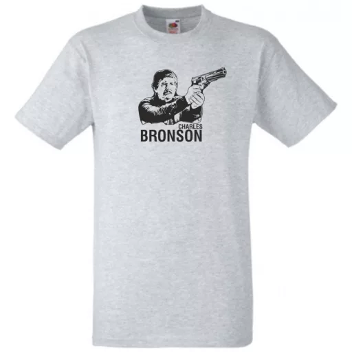 Retro Charles Bronson férfi rövid ujjú póló