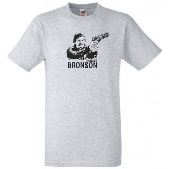 Retro Charles Bronson férfi rövid ujjú póló