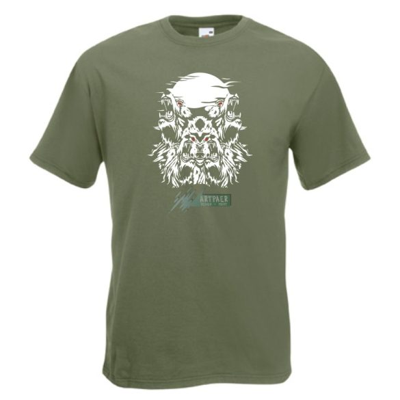 Wolf Mutant férfi rövid ujjú póló