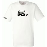 Autó fan Audi Q7 férfi rövid ujjú póló