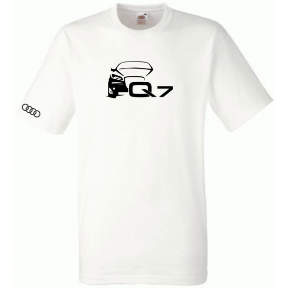 Autó fan Audi Q7 férfi rövid ujjú póló