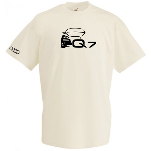 Autó fan Audi Q7 férfi rövid ujjú póló