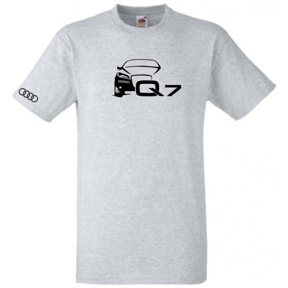 Autó fan Audi Q7 férfi rövid ujjú póló