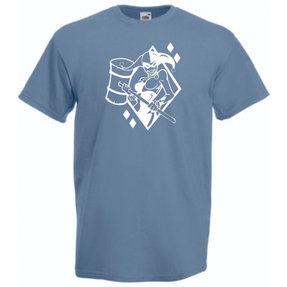 Humor - Harlequin stencil férfi rövid ujjú póló