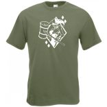 Humor - Harlequin stencil férfi rövid ujjú póló