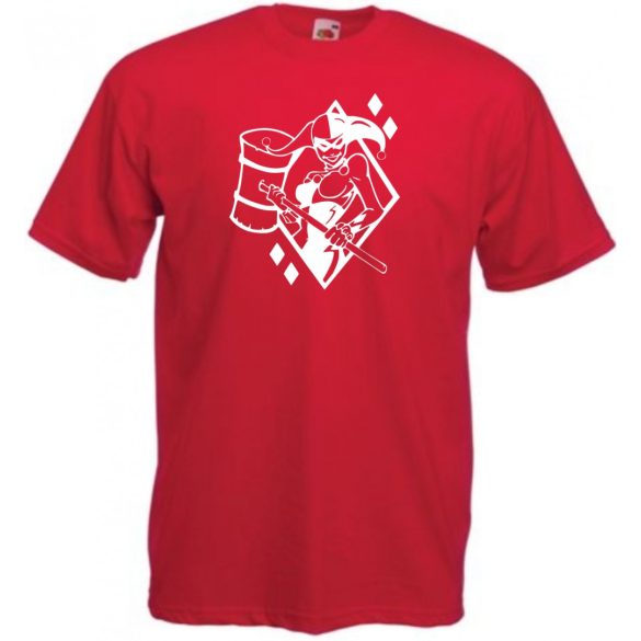 Humor - Harlequin stencil férfi rövid ujjú póló