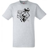 Humor - Harlequin stencil férfi rövid ujjú póló