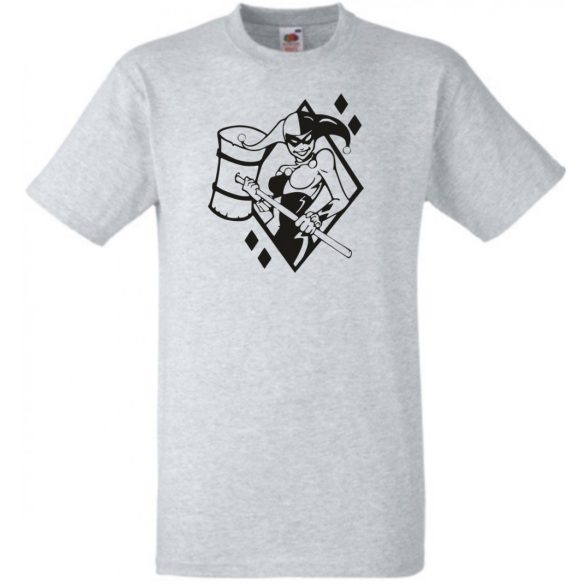 Humor - Harlequin stencil férfi rövid ujjú póló