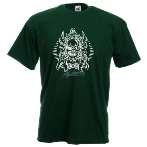 Skull Claw férfi rövid ujjú póló