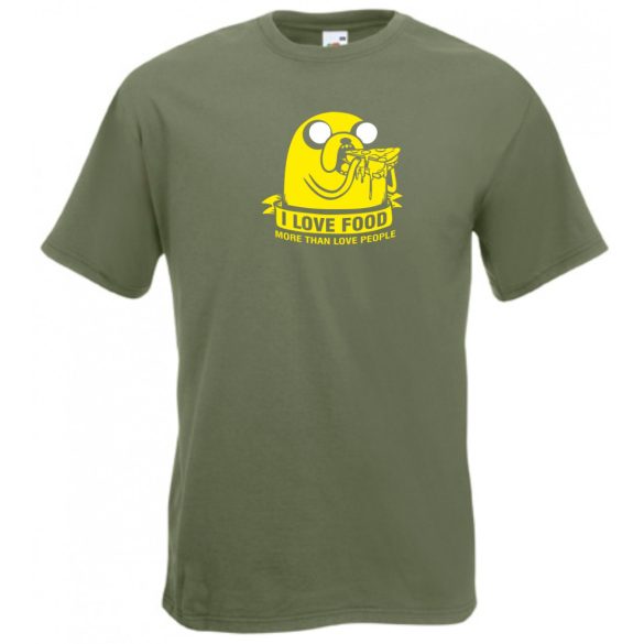 Jake - I Love Food férfi rövid ujjú póló