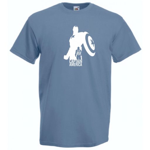 Hősök - Captain America minima férfi rövid ujjú póló