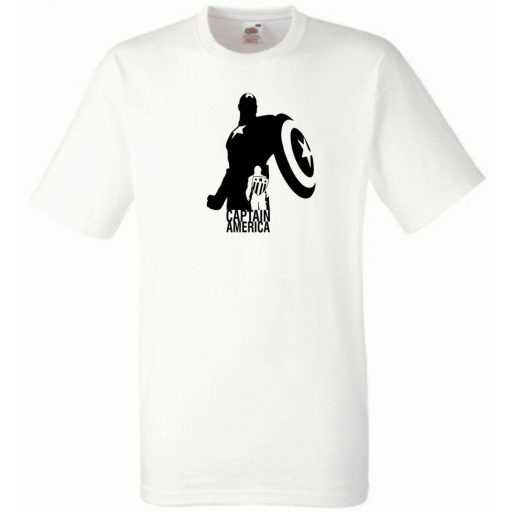 Hősök - Captain America minima férfi rövid ujjú póló