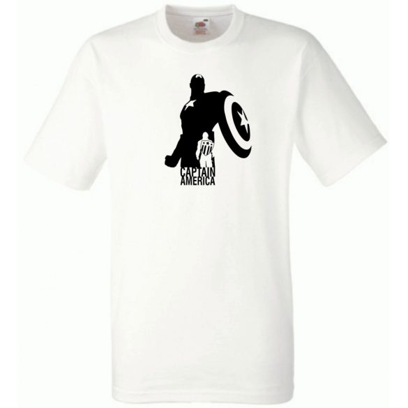 Hősök - Captain America minima férfi rövid ujjú póló