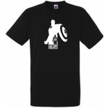 Hősök - Captain America minima férfi rövid ujjú póló