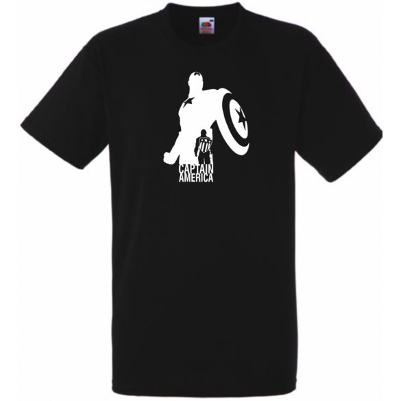 Hősök - Captain America minima férfi rövid ujjú póló